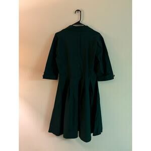 Miusol Green Fit & Flare Midi Dress 2XL NWT | Vintage-Inspired V-Neck Cocktail